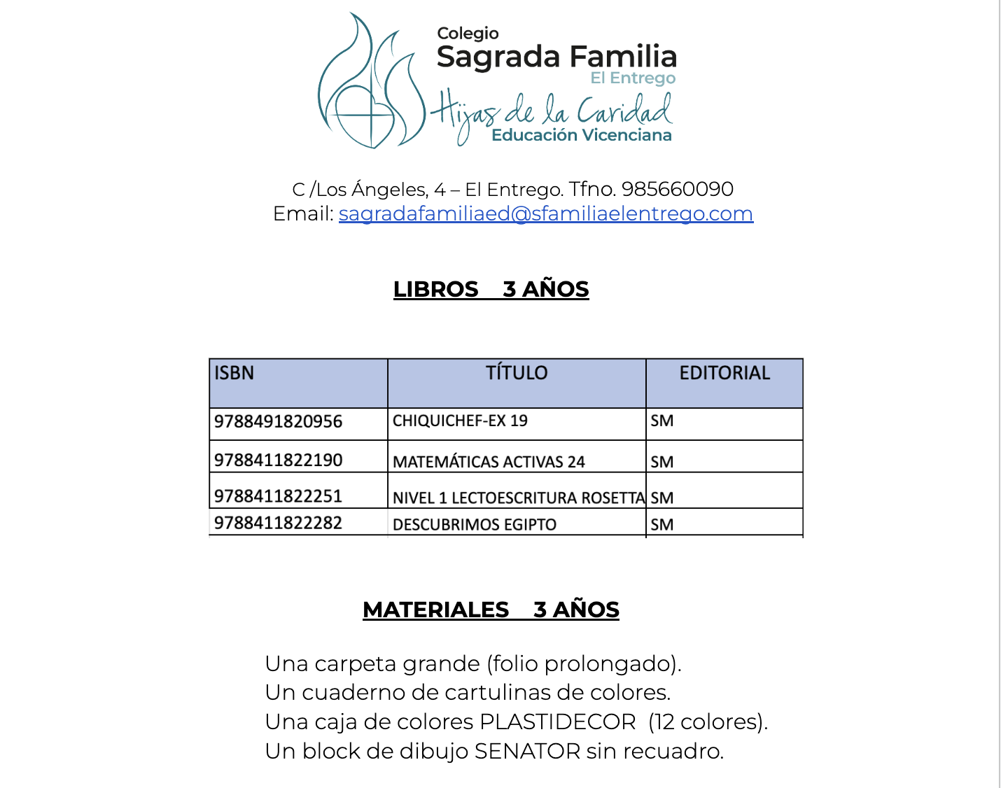 3 AÑOS