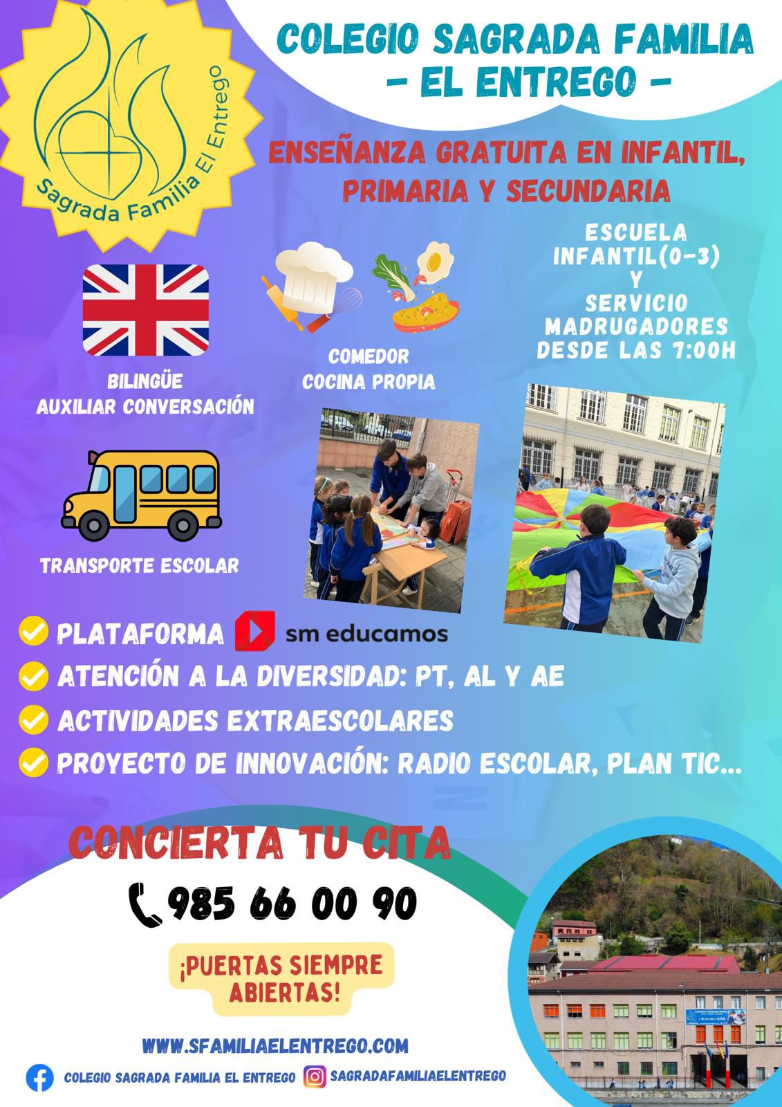 Ven a conocernos - Sagrada Familia El Entrego